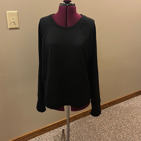 🖤Banana Republic Factory🖤 black raglan sweatshirt, size XL - Picture 6 of 11